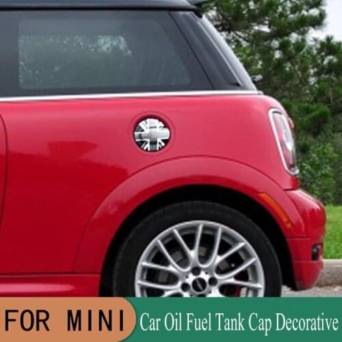 Car Oil Fuel Tank Cap Decorative Shell Sticker Cover Decals For MINI Cooper S R55 Clubman R56 2.0T Accessories Car Styling