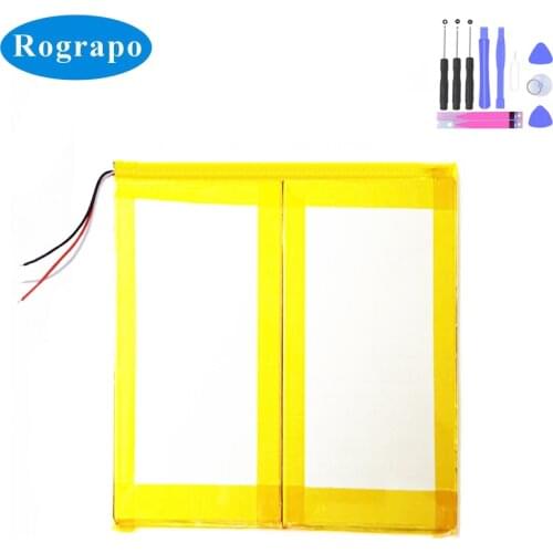 New 3.7V 6000mAh Battery For Teclast P10 Tablet PC Rechargeable Accumulator 3 Wire+ Tools