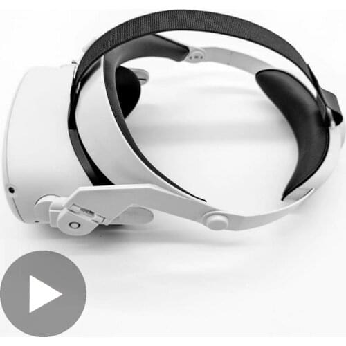 Virtual Reality VR Glasses For Oculus Quest 2 Halo Head Strap Accessories Quest2 Headset Helmet Gaming Game Oqulus Ocolus Ocukus