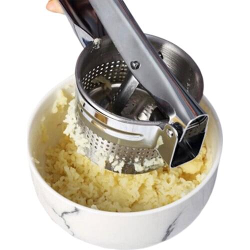 Stainless Steel Potato Masher Potato Ricer Fruit Vegetable Press Juicer Crusher Squeezer Multifunctional Kitchen Tool
