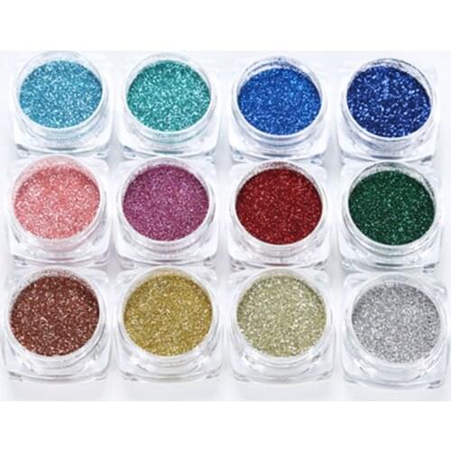 12 Pcs/set DIY Crystal Epoxy Filler Slime Dye Powder Pearl Pigments Colorants for Soap Candle Resin Jewelry Making AXYD