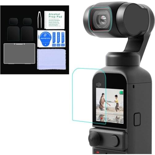 Tempered Glass Film for DJI OSMO Pocket Lens Protective Film Kit Gimbal Camera Screen Cover Anti-scratch Protection Accessories