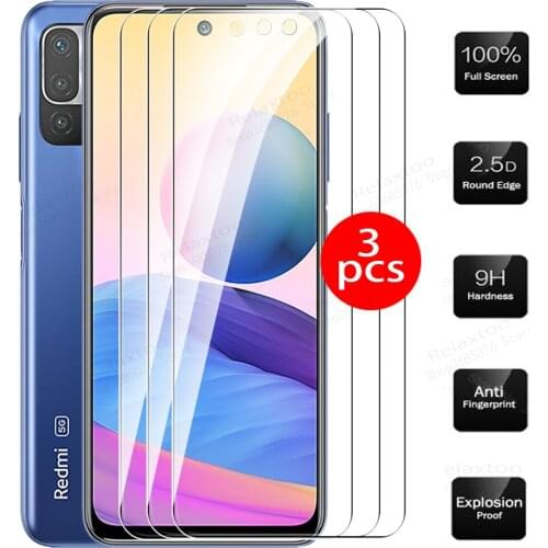6.49'' cases redmi note 10t tempered glass 3pcs protector for xiaomi redmi note 10 t note10t 2021 phone protection film cover