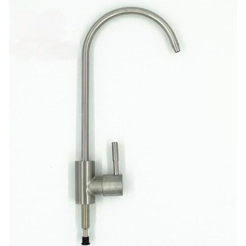304 Water Purification Faucet Direct Drinking Water Purifier 2 Points Single Cold Stainless Steel Kitchen Faucet