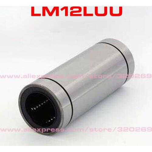 4pcs LM12LUU 12x21x30Mm Linear Motion Ball Bearing Bush