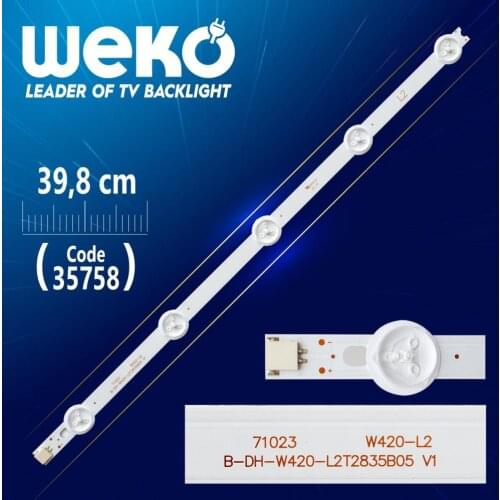 42 ROW2.1 REV 0.6 1 L2-TYPE 6916L-1216A - 39.8 CM 5 LED- (WK-1226)