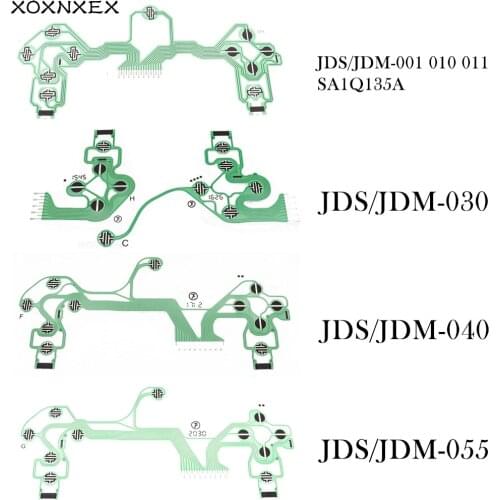 50PCS Replacement Buttons Ribbon Circuit Board for PS4 Dualshock 4 Pro Slim Conductive Film Keypad flex Cable PCB