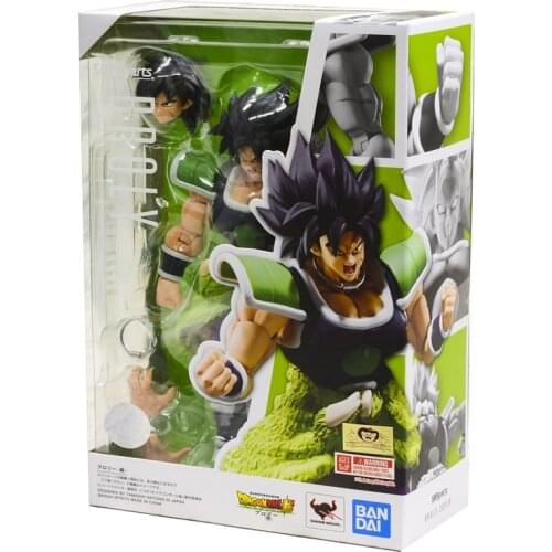 6inch BANDAI Dragon Ball Z Super Saiyan SHF Broli Action PVC Collection Model Toy Anime Figure Toys For Kids