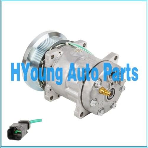 7H15 4487 4726 car a/c compressor for Caterpillar EAR MNT 24V 8PK 133MM HORIZ PAD