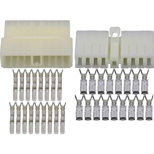 17 Pin sheathed automotive connector car plug with terminal DJ7172-3-11/21