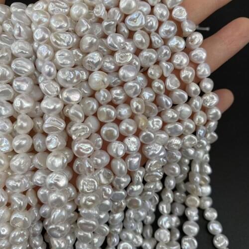 Natural Freshwater Pearl Beads Irregular Shape Baroque Punch Loose Beads For jewelry making DIY necklace bracelet accessories