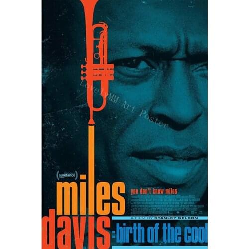 D1068 Miles Davis Birth of the Cool Movie Silk Fabric Poster Art Decor Indoor Painting Gift