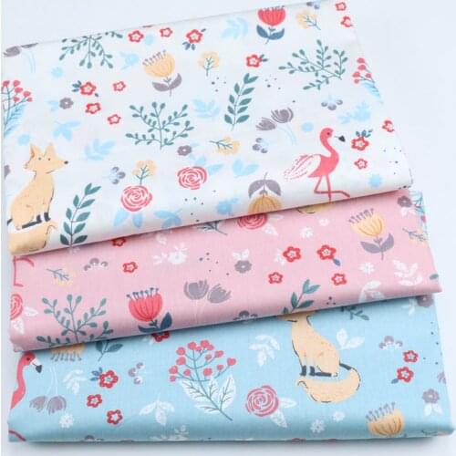 Baby Upholstery sewing Cotton cloth Kids Cotton twill fabric for DIY Sewing Quilting Fat Quarters Material For Baby&Child