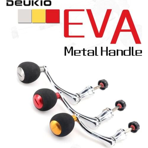 DEUKIO Reel Power Handle Fishing Reel Handle Knob Spinning Handle Metal Rocker Arm Grip For Spinning Fishing Reel Accessory