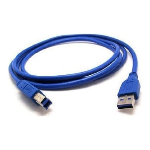 DHL free ship. 100pcs/lot.USB2.0 Printer usb cable. A-B connector. clear. black, blue color. 1.5Meter