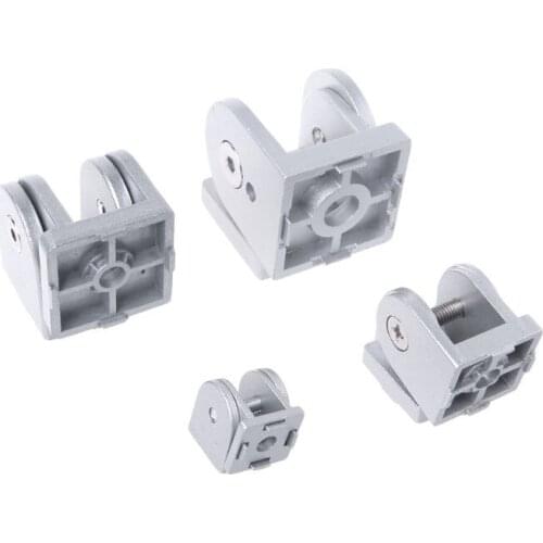 Zinc Alloy Flexible Hinge Pivot Joint Connector For Aluminum Extrusion Profile