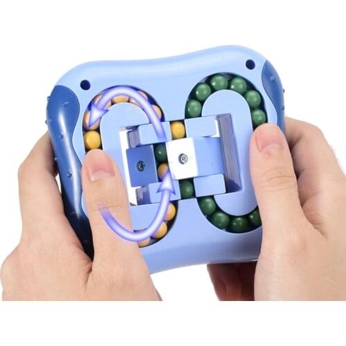 Rotating Magic Bean Fingertip Toy Children Adults Decompression Puzzles Montessori Learning Educational Toys for Kids Gift Boy