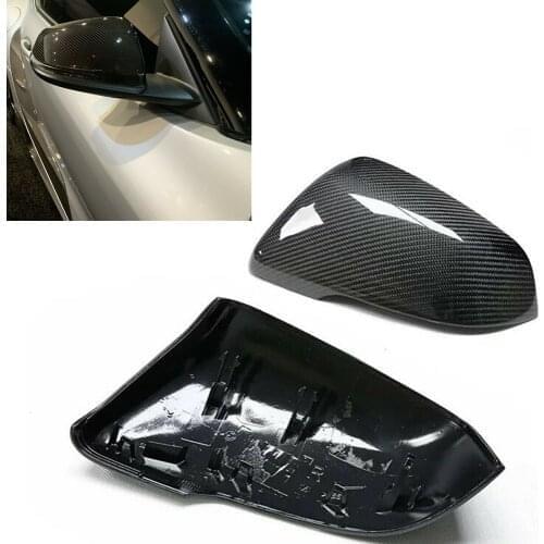 Rear View Mirror Cover Replacement Carbon Fiber Car Exterior Door Window Side Caps For Toyota GR Supra 2018-2020 Z4