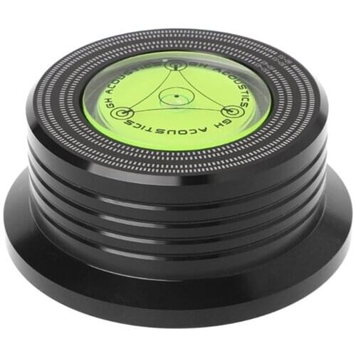 50HZ 60HZ 3 in 1 Metal Record Clamp LP Disc Stabilizer Turntable For Vinyl Player Vibration Balance Shock Absorber Black Silver