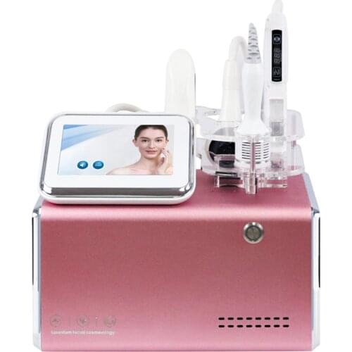 Multifunction 5 In1 RF Lifting EMS Mesotherapy Facial Machine Skin Rejuvenation Vacuum Hydration Beauty Products Salon Home Use