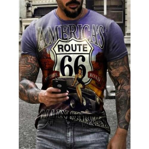 European and American style mens t-shirt fashion slim casual t-shirt polyester material Asian size 2021
