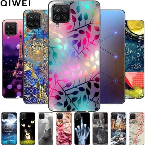 For Samsung Galaxy A12 Nacho Case Cute Painted Soft TPU Silicone Phone Cover for Galaxy A12 Nacho A127F Cases A 12 A12Nacho Capa