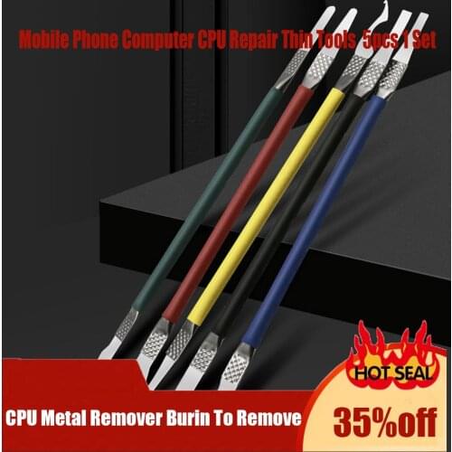 Smartphone Repair Tool Sets IC Chip Spatula Ultra Thin Blade Mobile Phone Motherboard CPU 5pcs/set BGA Chip Glue Removal Tools
