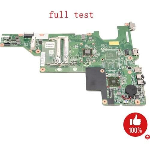 NOKOTION 657324-001 for HP COMPAQ CQ57 CQ43 435 635 laptop motherboard with Processor onboard DDR3