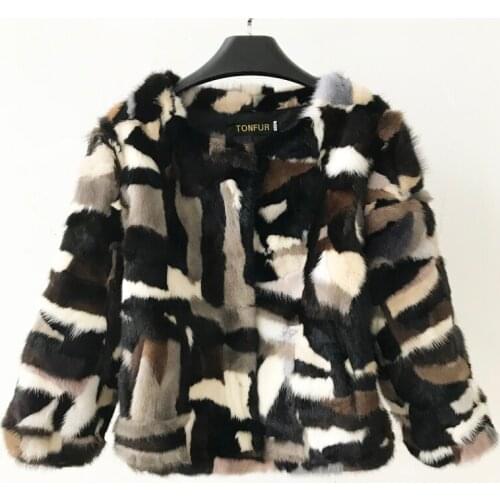 Real Fur Coat Real Price Real Mink Fur Coat Shorts Coat Women Mink Coats Women tsr474