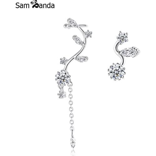 Серебряные серьги PANJBJ China At AliExpress