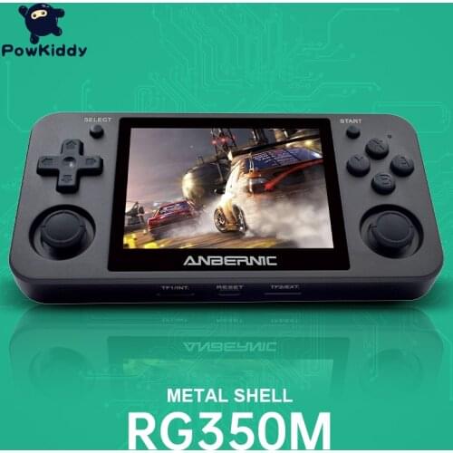 Powkiddy RG350M Handheld Game Console 3D New Games Metal Shell Console Open Source System 3.5 Inch IPS Screen Retro Ps1 Arcade