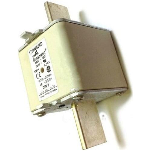 Fuses: 170M8554D 1250A 690V / 170M8555 1400A 690V ( DIN 3 ) aR