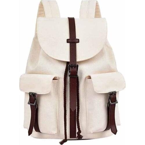 Women Men Backpack Retro Canvas Backpack With High Quality For Teenage Girls and Boys School Shoulder Laptop Bag Mochila