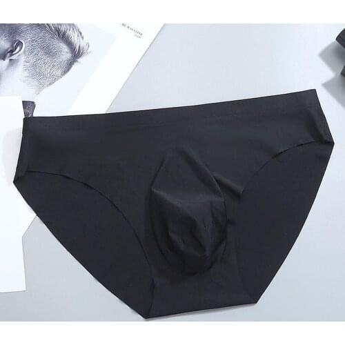 Sexy Underwear Transparent Y-Front Breathable Briefs One Piece Plus Size