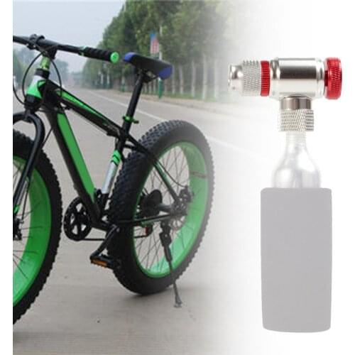 Bicycle fast charging road bike pump air nozzle explosion-proof portable aluminum alloy 120PSL CO2 bicycle inflator