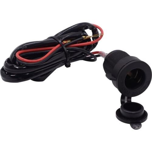 12V Waterproof Motorcycle Cigarette Lighter Socket Motorcycle Power Outlet Socket Receptacle Motorcycle Accessories Dropship