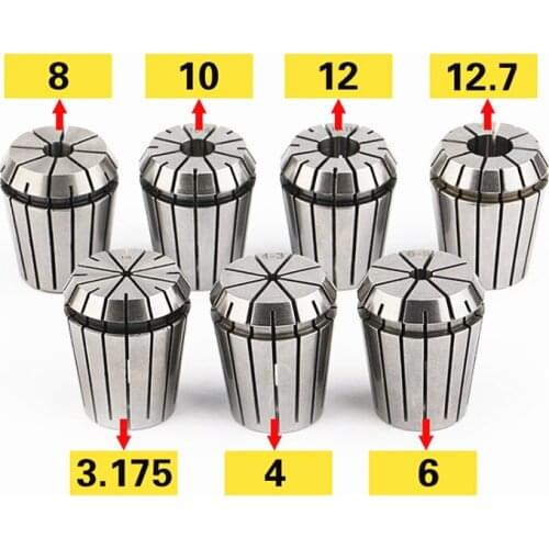 2mm-20mm ER32 Collet Chuck Tool Bits Holder Spring Collet for CNC Engraving Machine Milling Lathe Tool spindel motor clamp