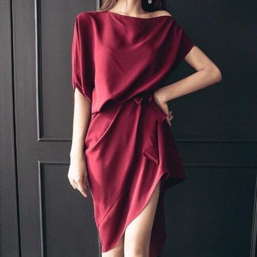 2021 New Womens Summer Bridesmaid Temperament Banquet Evening Aura Queen Skirt Can Wear Small Dress At Ordinary Times Vfemage