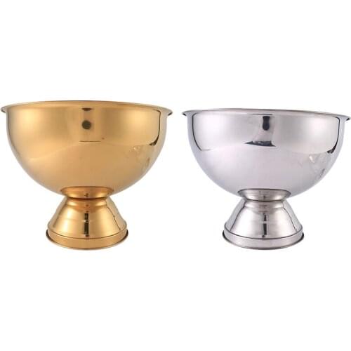 13L Creative Stainless Steel Champagne Bucket Large Ice Bucket European-Style Party Ice Wine Basin