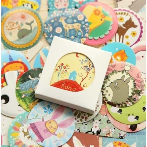 38pcs/set Hot selling animal series decoration packing stickers Kawaii sticker Stationery (tt-1293-754)