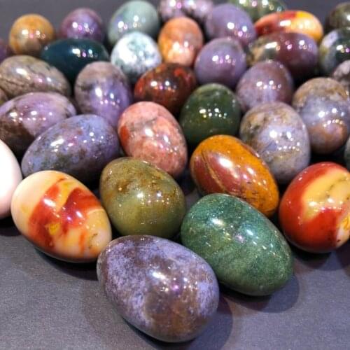 Boule de Quartz de jaspe marin, cristal, œuf, échantillon, pierre naturelle, guérison, méditation, cornaline, décoration de la m