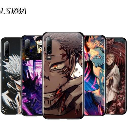 Hot Anime Jujutsu Kaisen For Huawei P40 P30 P20 P10 P9 P8 Lite E 5G 2017 2019 Pro Plus Black Phone Case