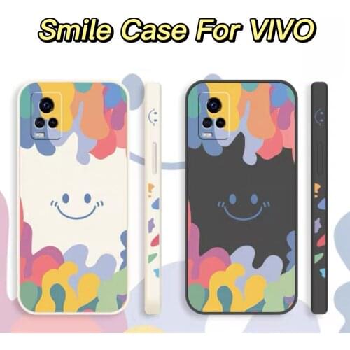 Cartoon Ice-cream Smile TPU Case for VIVO X60pro V7s 9 15pro 17 Youth Y5s 15 20i 70 85 89 90 91c 93 Z3X Z1 lite U3X 10 20 S1pro