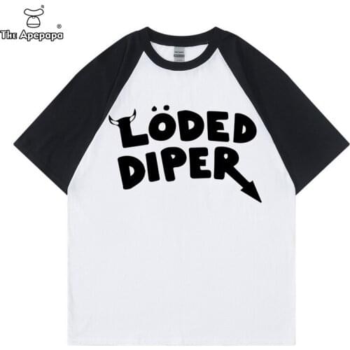 Men t-shirt LODED DIPER DIARY OF A WIMP KID t shirt male brand teeshirt men summer cotton Tees Tops
