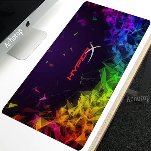 HyperX Anime Logo Mouse pad 800X300mm Game 3mm MousePad Oversized Laptop Keyboard Pad Table Mat XL for playing Games play pads