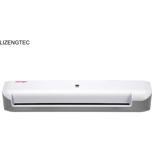 Free Shipping LIZENGTEC New Professional Office New Design Hot Fast Warm-Up Roll Laminator Machine for A4 Paper Document Photo