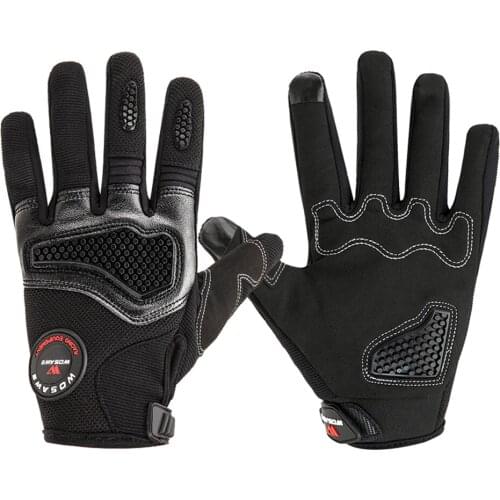 1 Pair Unisex Motorcycle Gloves Bicycle Cycling Full Finger Touch Screen
