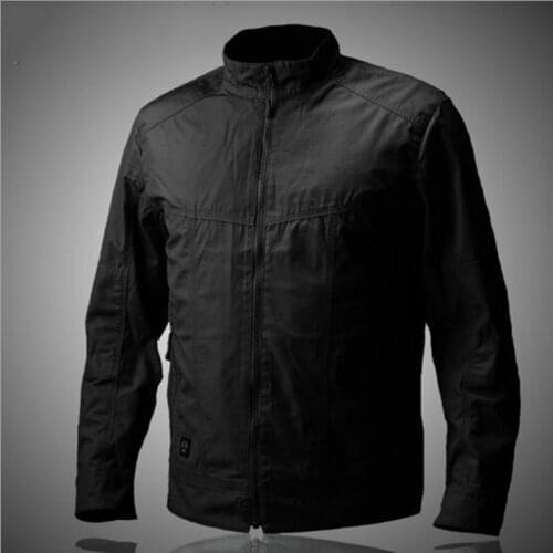 Men Outdoor Training Tactical Cargo Jacket Spring Autumn Climbing Shooting Camping Breathable Stand Collar Military Sports Coat