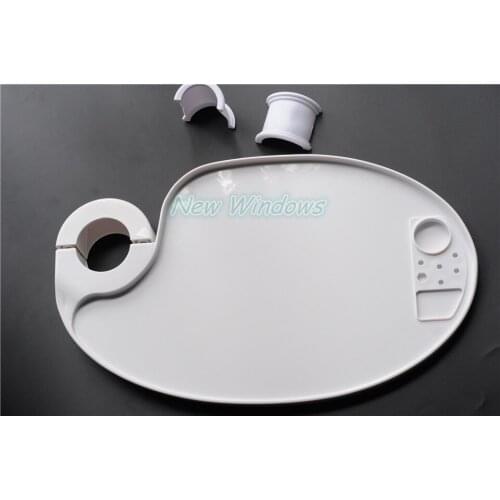 New 1Set Dental Plastic Post Mounted Tray Table Chair Accessories