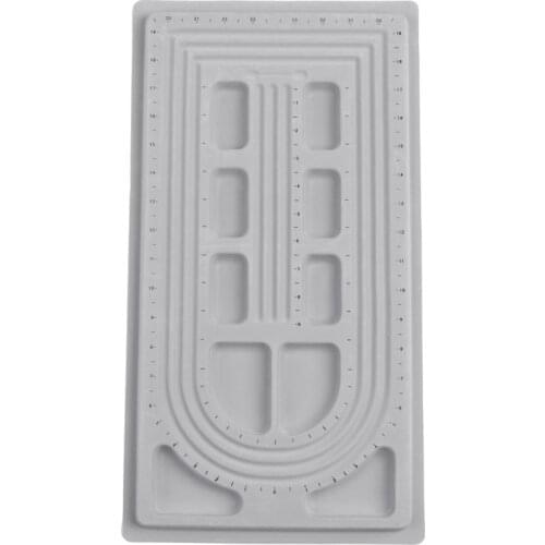 2021 New Flocked Bead Board Bracelet Beading Jewelry Organiser Tray DIY Craft Tool